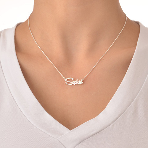 パーソナライズ私のネームネックレス - 2