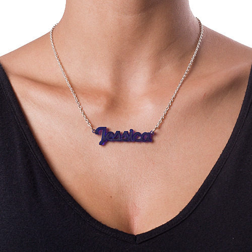 ニューヨーク" スタイル ビニールクラッシュ™  ネックレス - 3