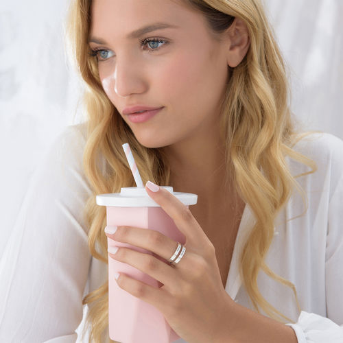 シルバー２つの名前リング - 2