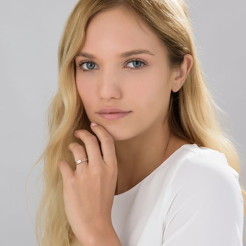 刻印ネームリング-ピンクゴールドメッキ - 2