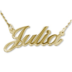 １４kゴールドネームネックレス