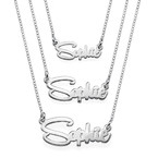 パーソナライズ私のネームネックレス