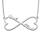ハートインフィニティネームネックレス