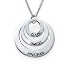 ママのためのジュエリー - 3つのディスクネックレス