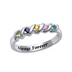 ママのための５つの誕生石リング