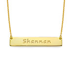 ゴールドメッキバーネックレス