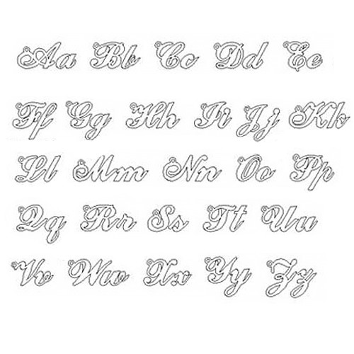 プチクラシックネームネックレス - 1