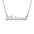 プチクラシックネームネックレス