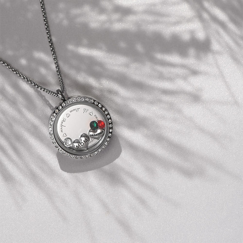 ママやおばあちゃんのための - 刻印フローティング チャームロケット - 7