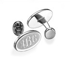 ロジウムメッキカフス