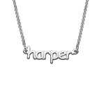 可愛いプチネームネックレス