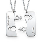 彼と彼女のカップルネックレス