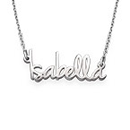細文字プチネームネックレス